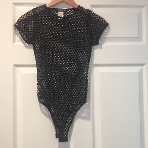 Fishnet bodysuit